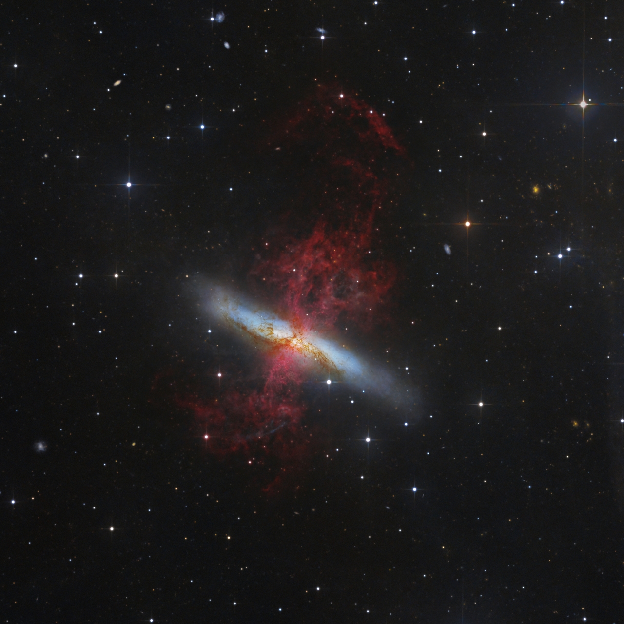 M82 Galaxie
